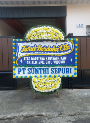 Papan Bunga Duka di Wampu